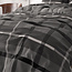 Vintage geruit Antraciet 140 x 200/220