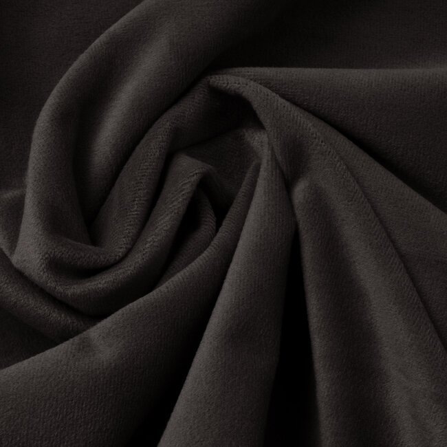 Fluwelen bies taupe 200 x 220