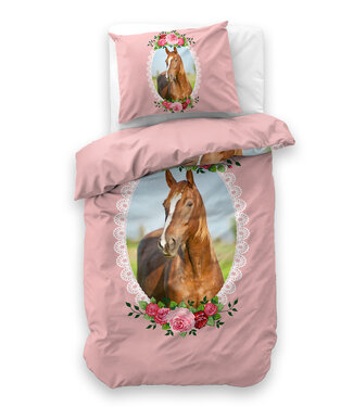 Linnick Schattig Paard Roze 140 x 200/220