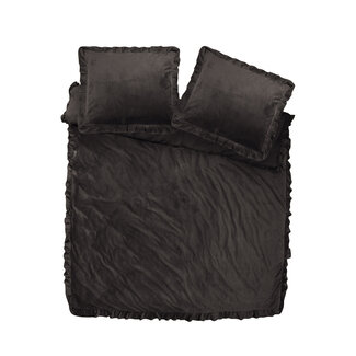 Sleeptime Samtrüschen Schwarz 240 × 220 - Bettbezug