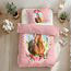 Schattig Paard Roze 140 x 200/220