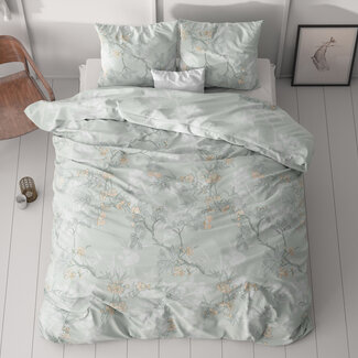 Sleeptime Blütenblau 240 × 220 - Bettbezug