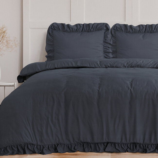 Ruffles Antraciet 240 x 200/220
