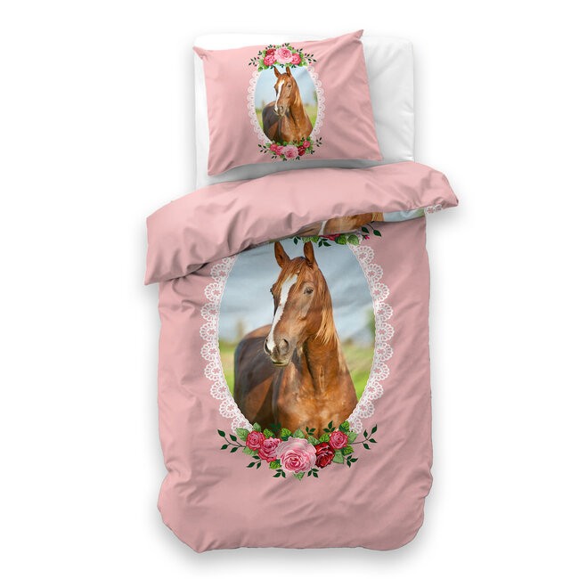 Schattig Paard Roze 140 x 200/220