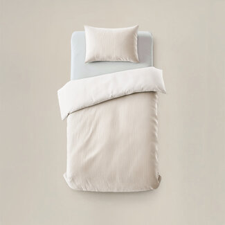 Sleeptime Samt-Cartier-Creme 140 × 220 - Bettbezug