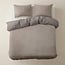 Linnick Flanell Art Taupe 240 × 220 - Bettbezug