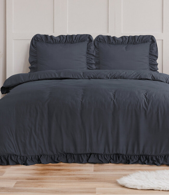 Ruffles Antraciet 240 x 200/220