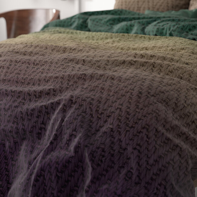 Warm Knits bruin 140 x 200/220