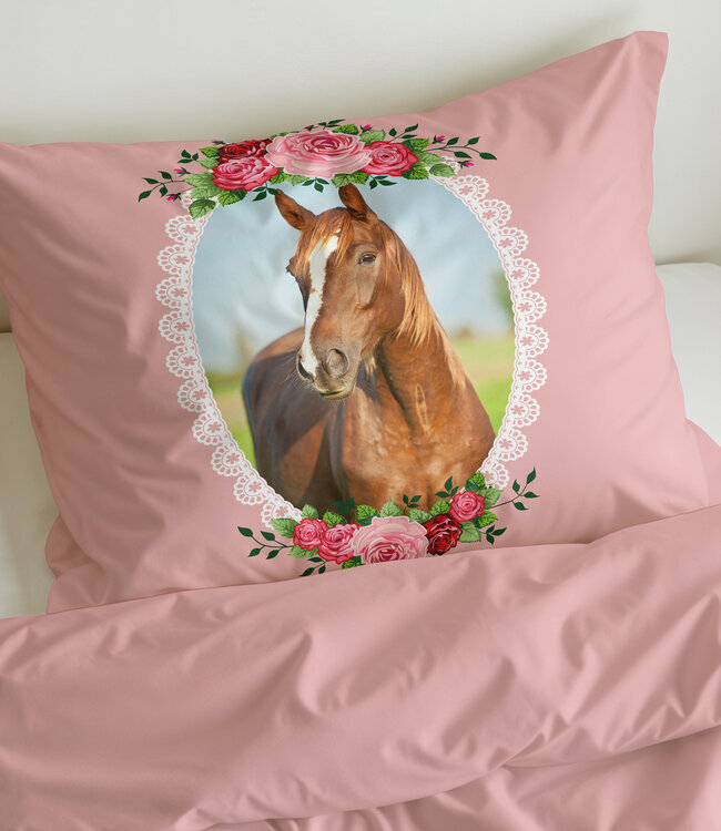 Schattig Paard Roze 140 x 200/220