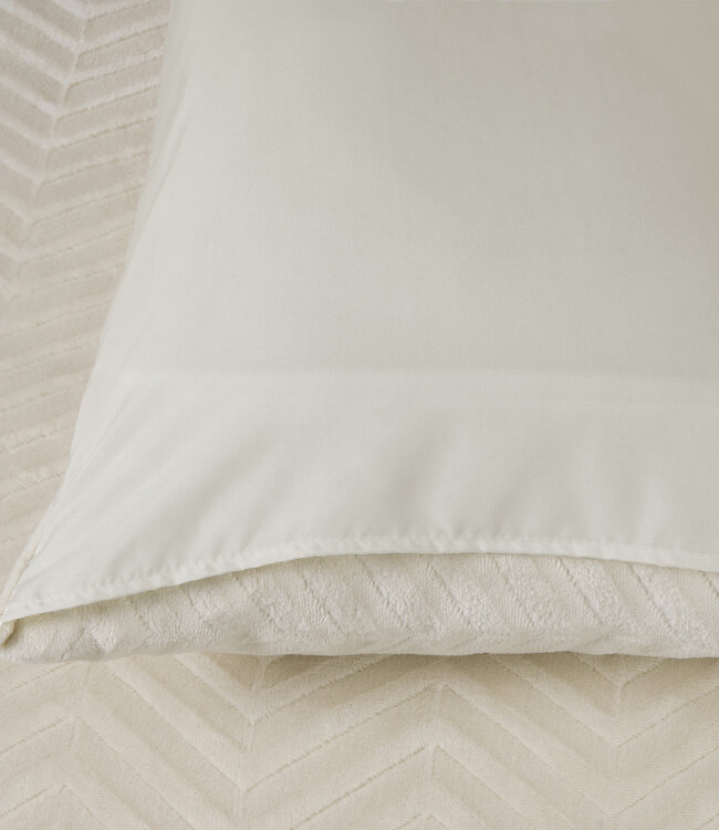 Chevron Teddy crème 140 x 200/220