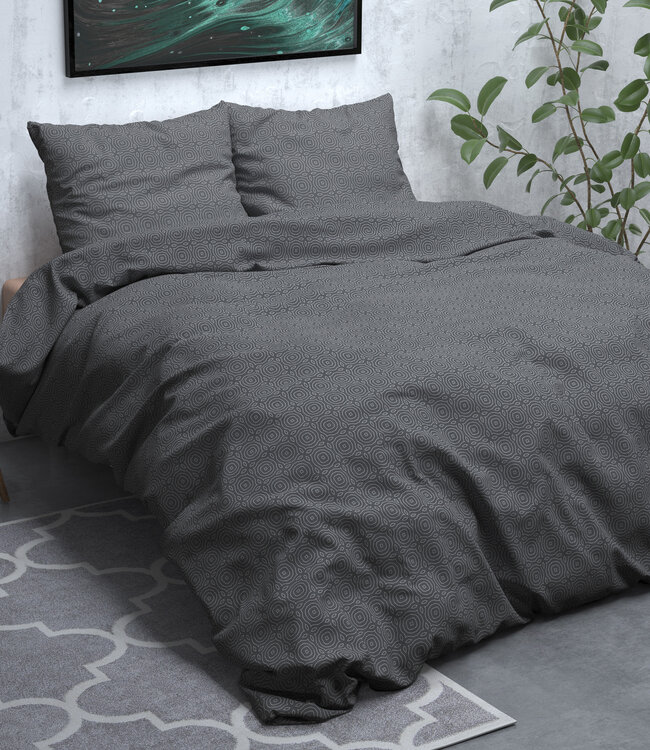 Flanel Jason Antraciet 240 x 220