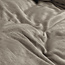Fluweel effen taupe/grijs 240 x 200/220