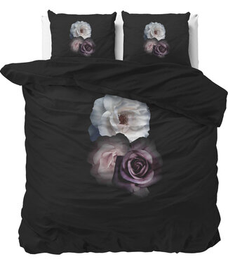 Sleeptime Diepe bloemen zwart 240 x 200/220