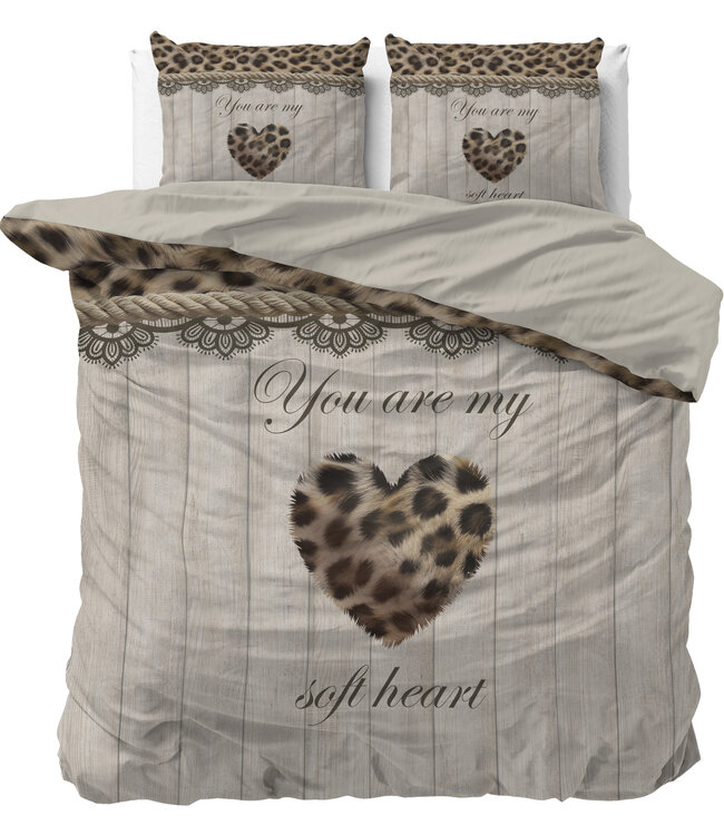 Jij bent mijn hart Zand 240 x 200/220