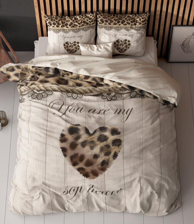 Jij bent mijn hart Zand 240 x 200/220