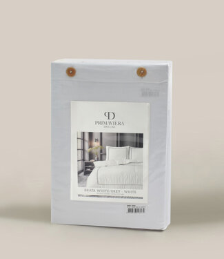 Primaviera Deluxe Brata wit/grijs-wit 240 x 200/260