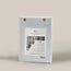 Primaviera Deluxe Brata weiß/grauweiß 240 × 200/260 - Bettbezug