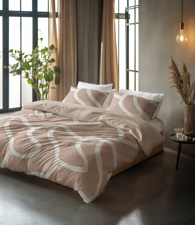 Klei Contouren Perzikbruin 240 x 200/220