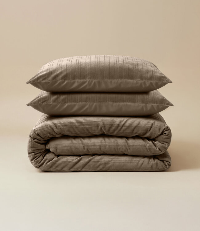 Fluwelen voering Taupe 240 x 200/220