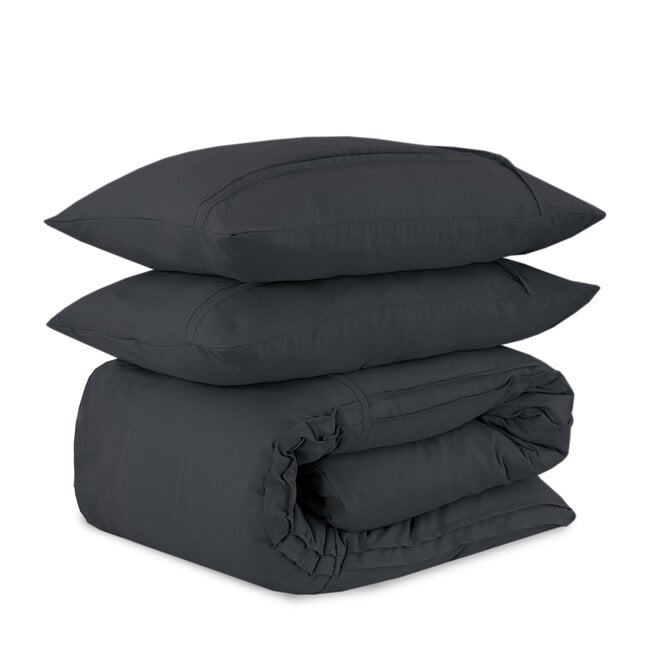 Linnick DD Washed tufted Anthracite 240 × 200/220 - Duvet Cover