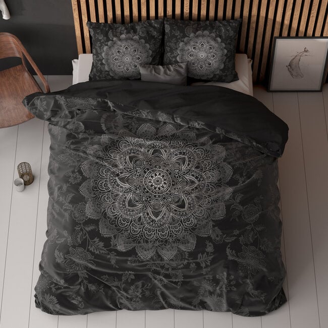 Sleeptime Katinka Anthracite 240 × 200/220 - Duvet Cover