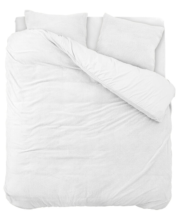 Teddy-katoen wit 240 x 200/220