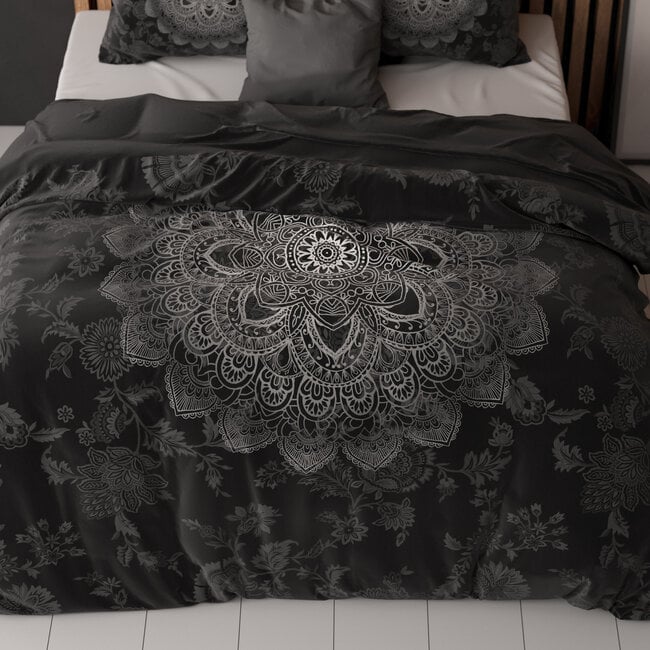 Sleeptime Katinka Anthracite 240 × 200/220 - Duvet Cover