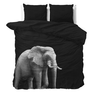 Sleeptime Elefant Schwarz 240 × 200/220 - Bettbezug