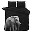 Sleeptime Elephant Black 240 × 200/220 - Duvet Cover