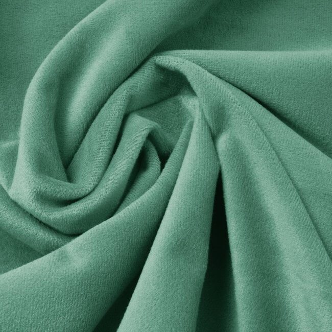Sleeptime Velvet Ruffles Green 240 × 220 - Duvet Cover