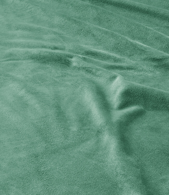 Fluwelen Ruches Groen 240 x 220