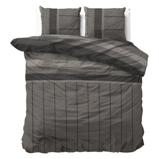 Sleeptime Flannel Kees taupe 240 × 220 - Duvet Cover