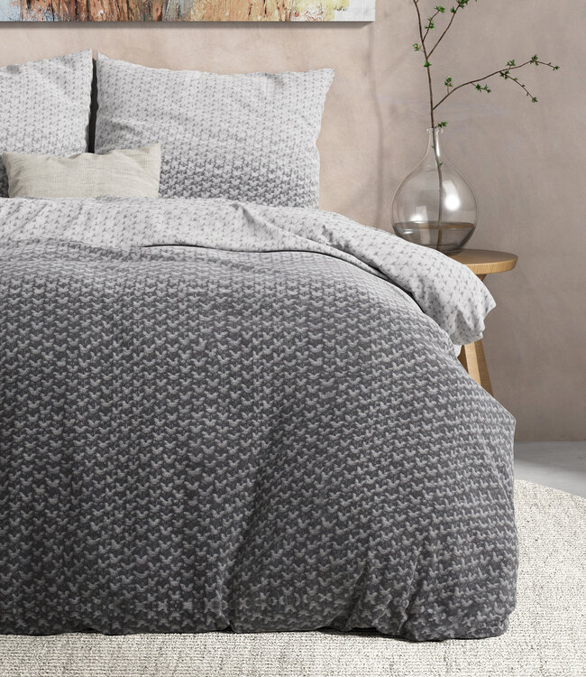 DH Flanel Tamar Grijs 240 x 220