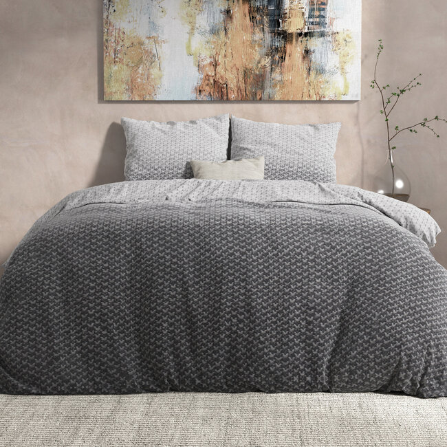 Dreamhouse DH Flannel Tamar Gray 240 × 220 - Duvet Cover