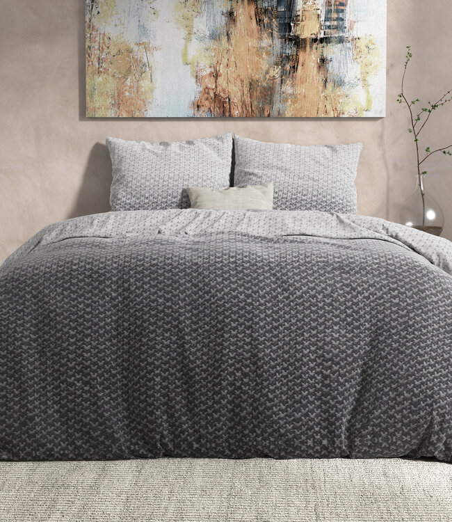 DH Flanel Tamar Grijs 240 x 220