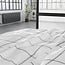 Dreamhouse Tiefes Karoweiß 240 × 220 - Bettbezug