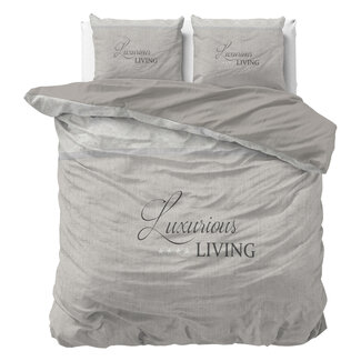 Sleeptime Luxurious Living Sand 200 × 200/220 - Duvet Cover