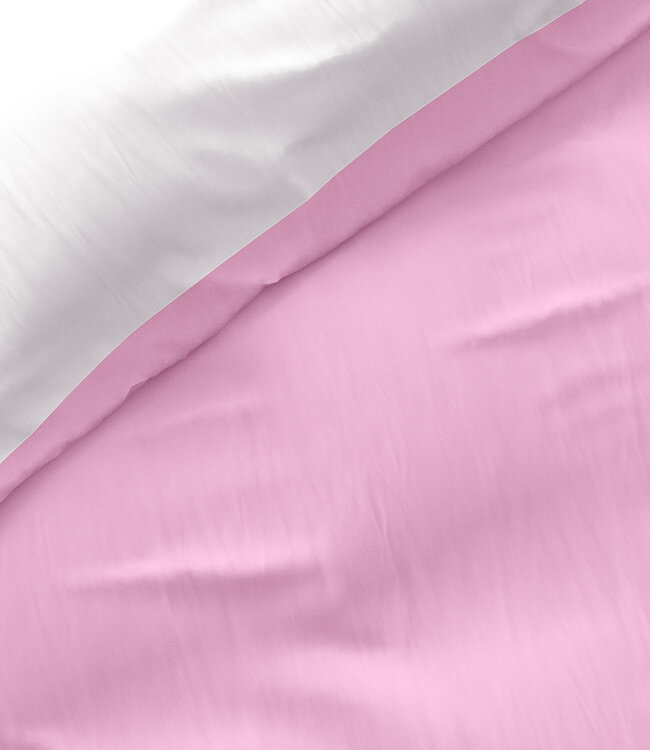 Dubbelzijdig Roze/Wit 200 x 220