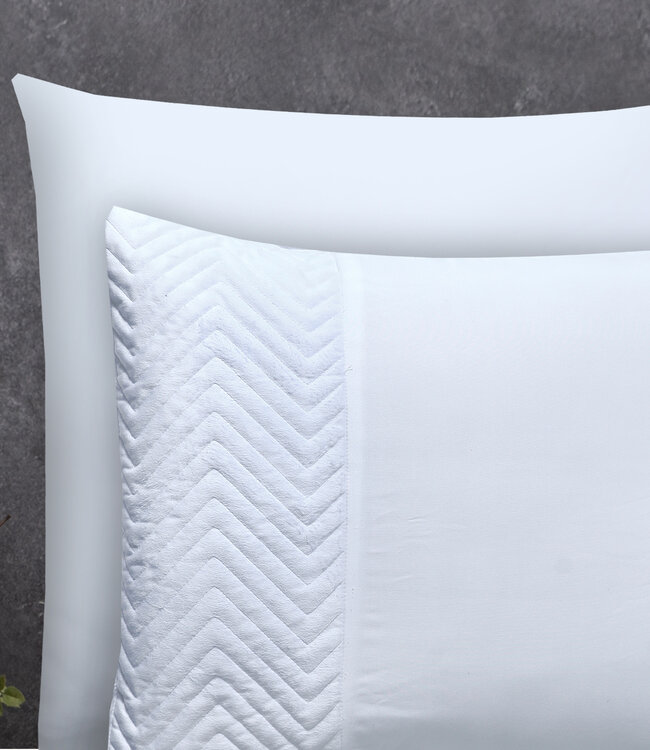 DD Fluweel Crossline wit 200 x 200/220