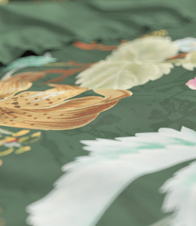 Chanda olijfgroen 200 x 220