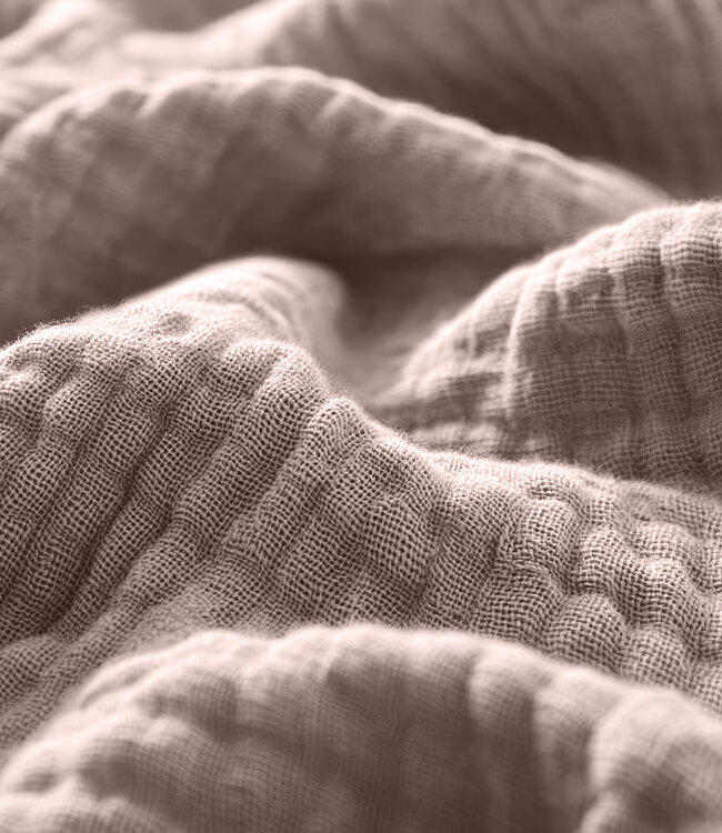 Mousseline blushroze 160 x 200 + 30