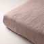 Mousseline blushroze 160 x 200 + 30