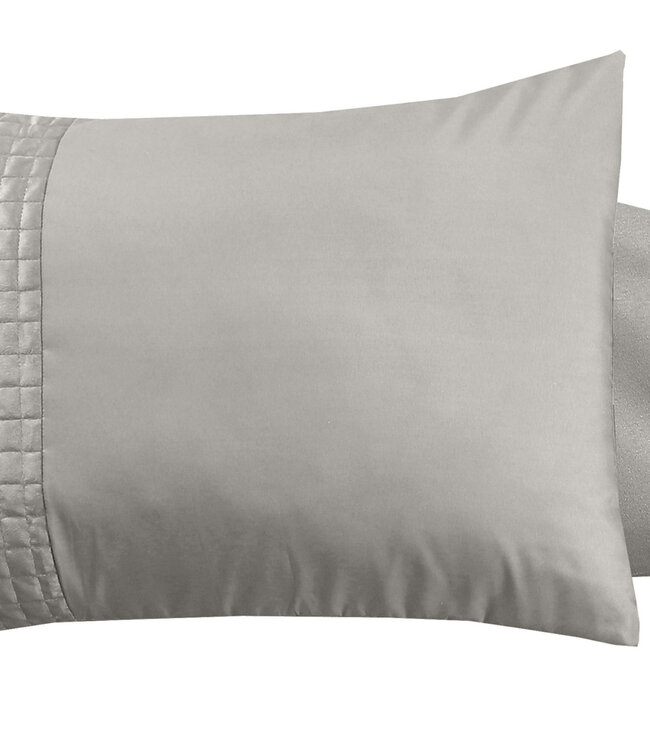 Velvet Band slopen 2 stuks zand/grijs 60 x 70 cm