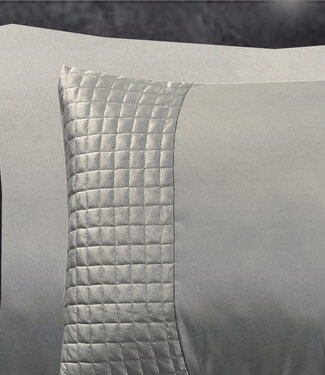 Sleeptime Velvet Band slopen 2 stuks zand/grijs 60 x 70 cm