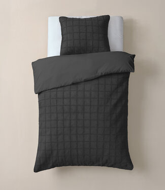 Sleeptime Nepbont geruit zwart 140x200/220