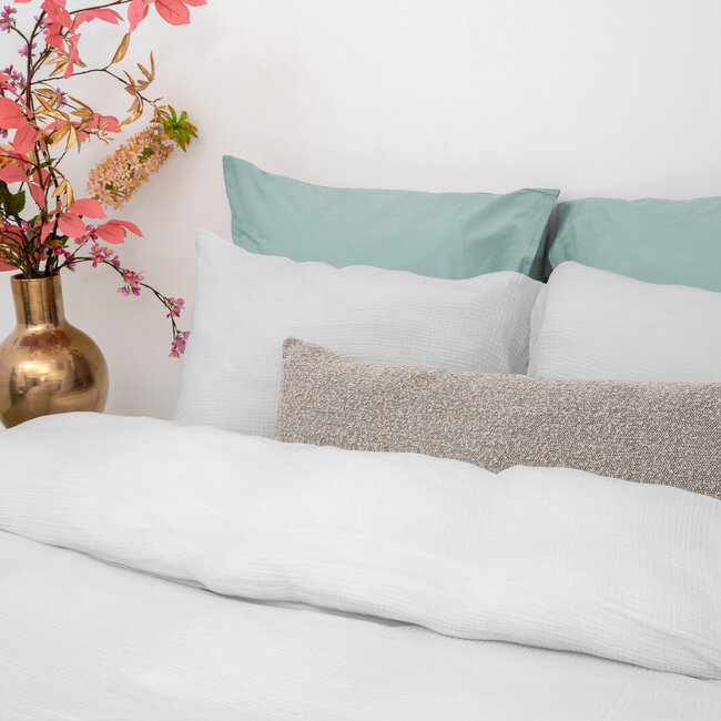 Mousseline wit 140 x 220