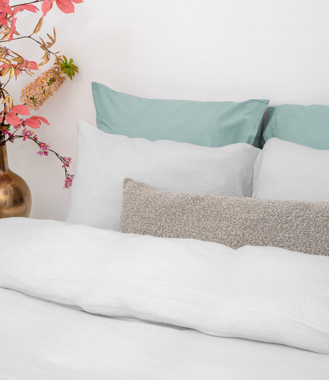 Mousseline wit 140 x 220