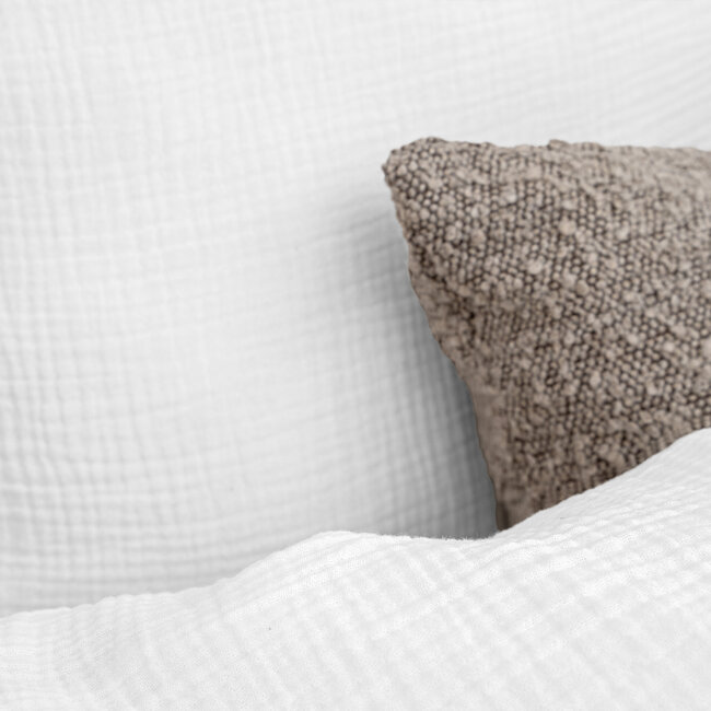 Mousseline wit 140 x 220