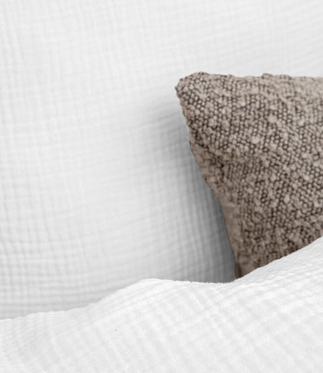 Mousseline wit 140 x 220