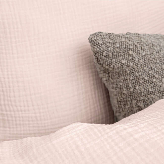 Mousseline roze 140 x 220